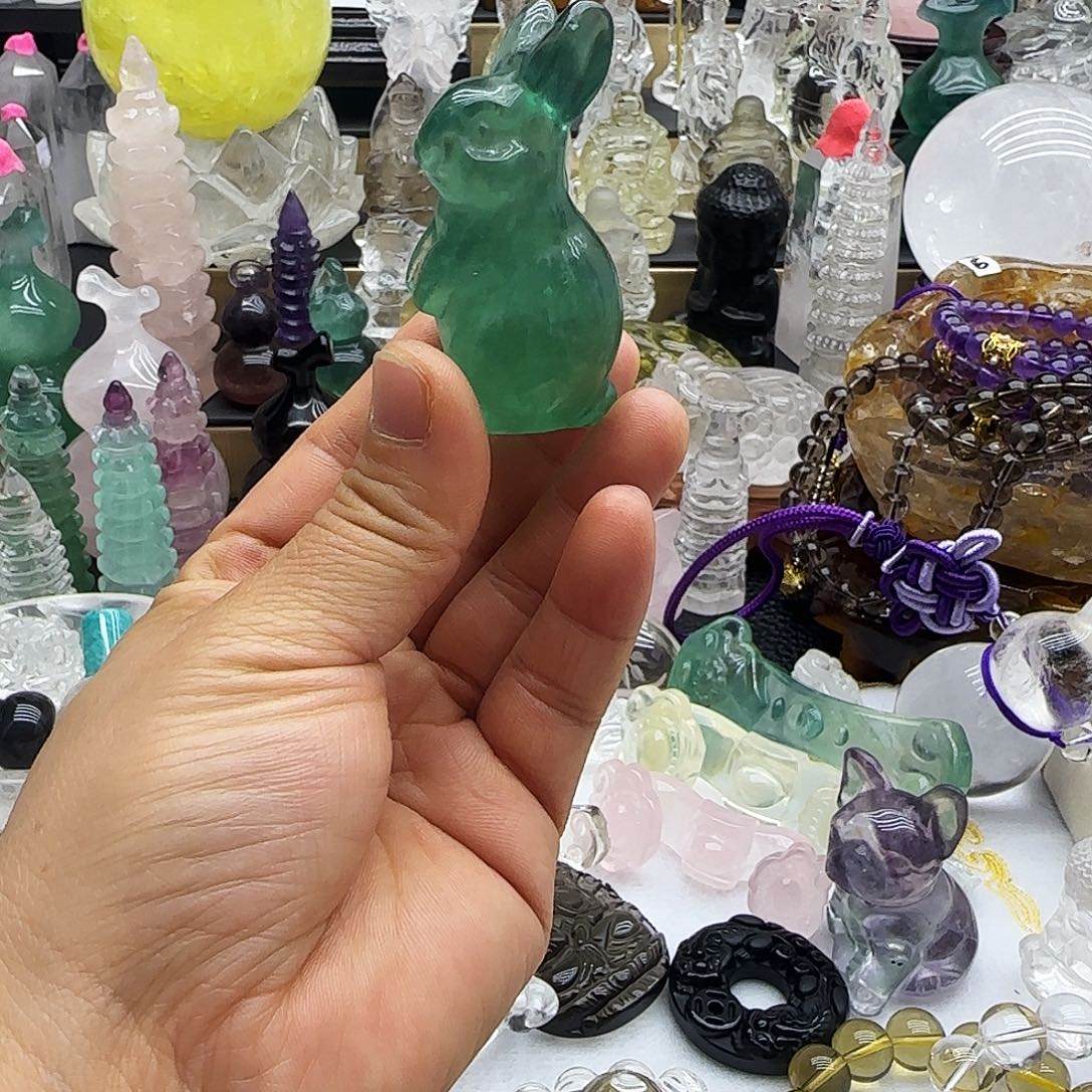 未镶嵌车挂水晶摆件