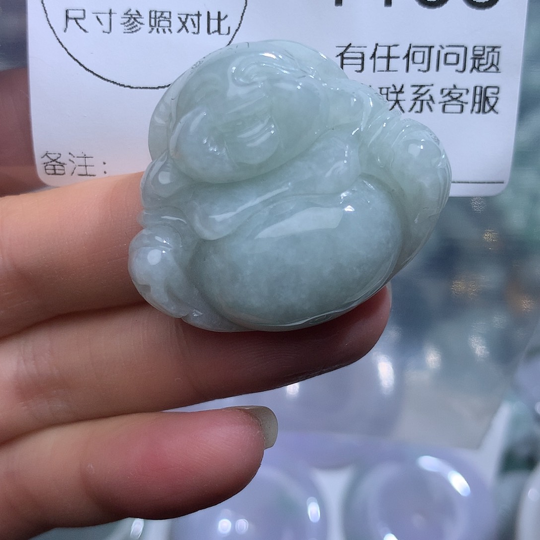翡翠未镶嵌颈饰1166。