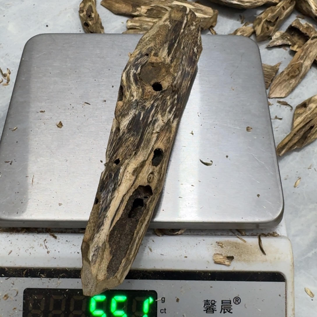 沉香碎屑沉香绿绮楠沉香55克