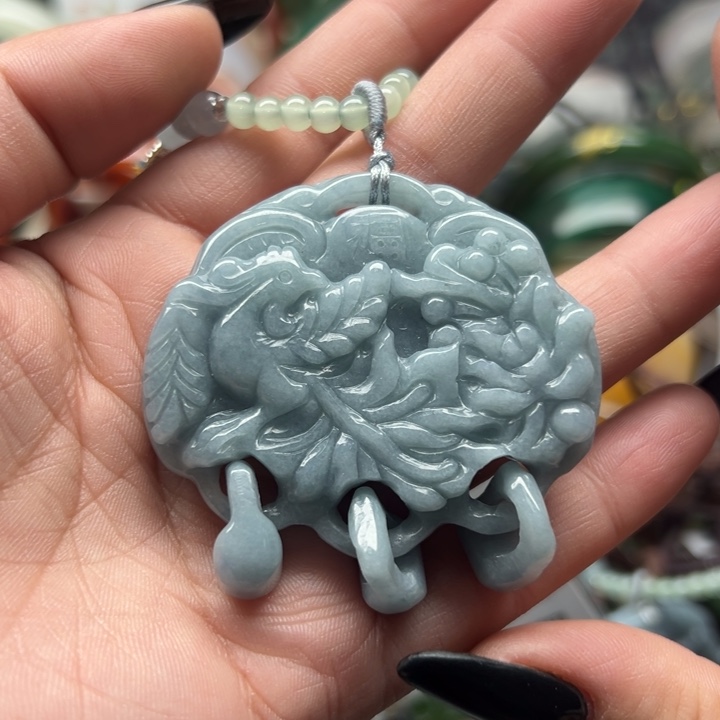 翡翠未镶嵌颈饰8888888888