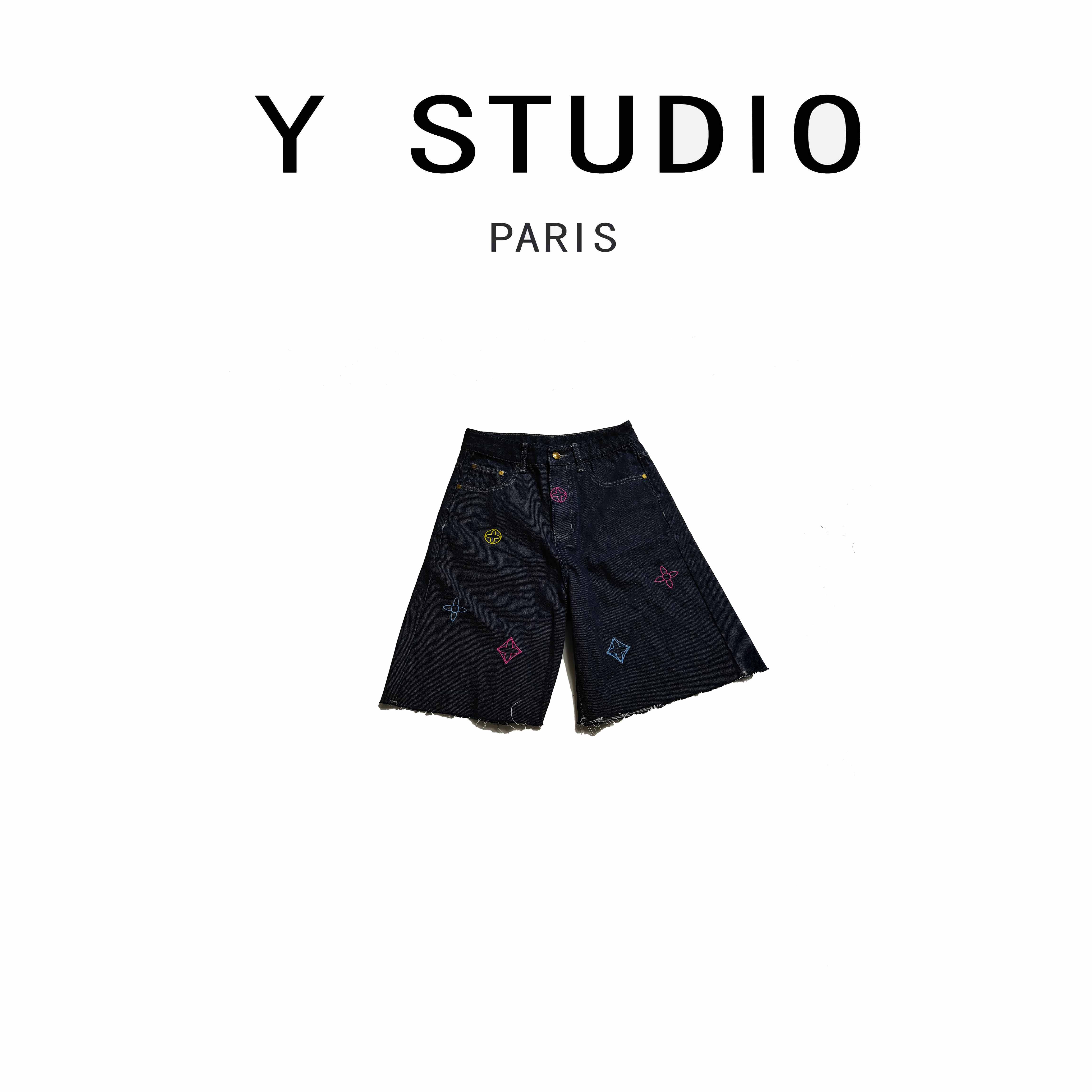 【大妮专属】【画中朝梨】百搭时尚设计牛仔短裤BU290