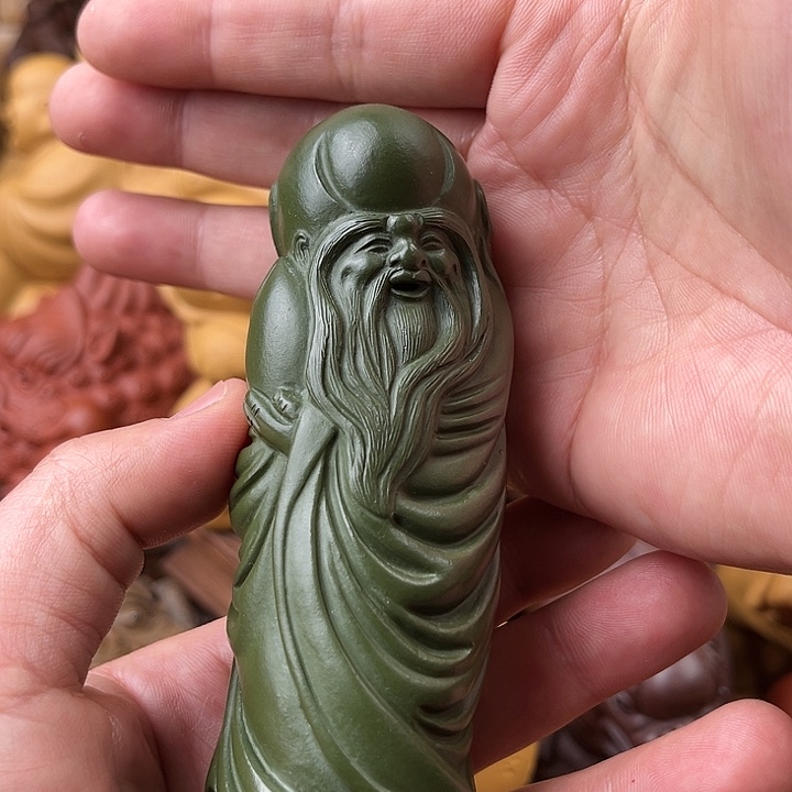 紫砂茶宠用****9紫砂寿星