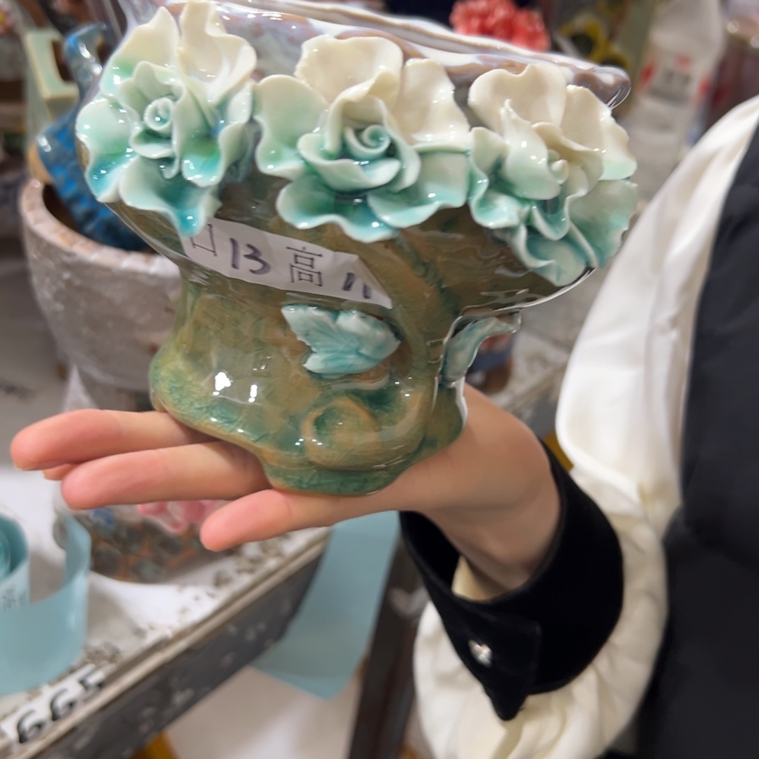 满20米秒退拉黑花盆