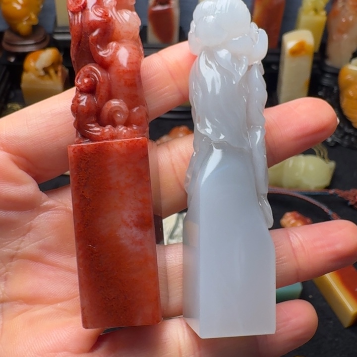 金***玩寿山石印石寿山石芙蓉