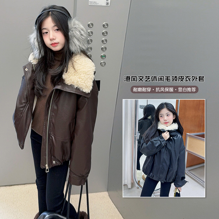 夹克/皮衣女童中大童