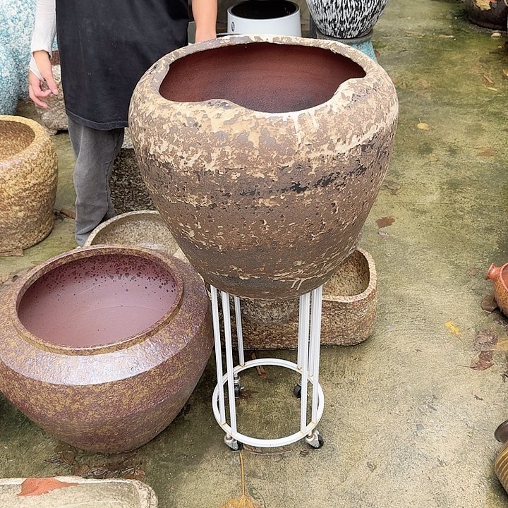 紫砂花盆高度46口径39
