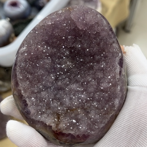 珠宝半成品紫晶未镶嵌