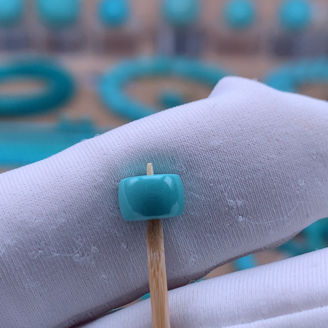 绿松石未镶嵌珠宝奇石6.7mm