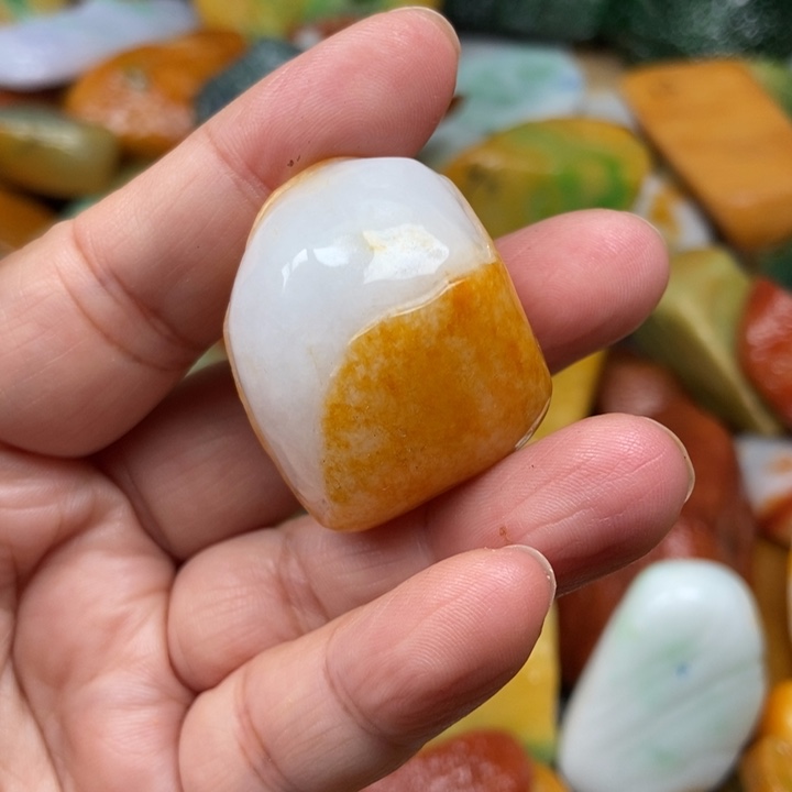 林***真翡翠未镶嵌挂件缅甸翡翠