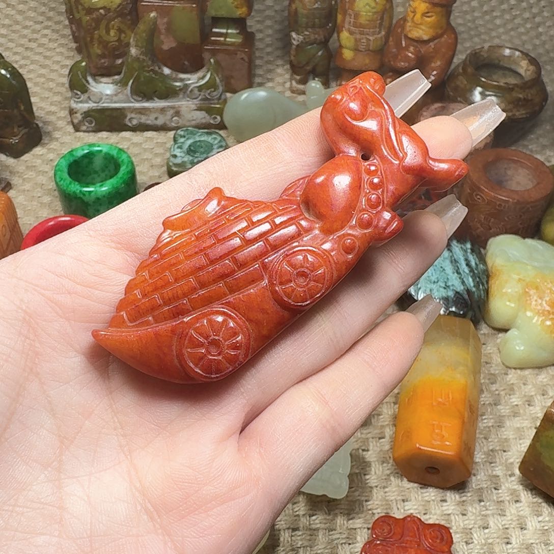 白玉菩提吊坠挂件