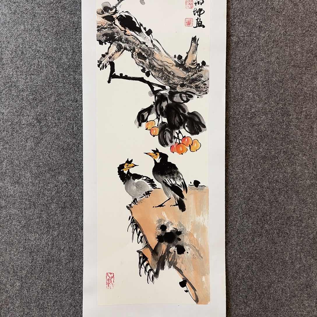 国画邢坤老师手绘作品