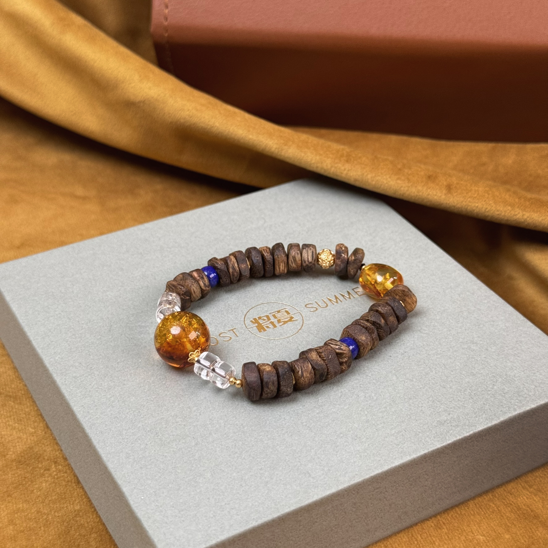 合金手链 【9mm直切沉木手串】将夏