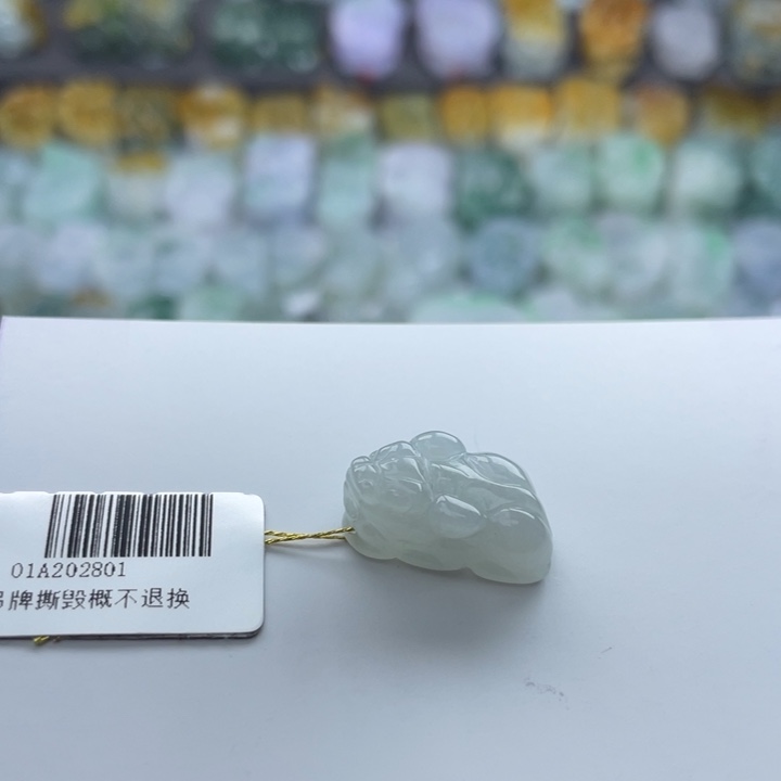 翡翠颈饰未镶嵌貔貅