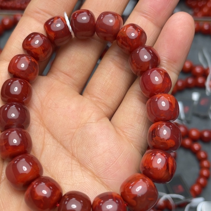 南红玛瑙手串11未镶嵌