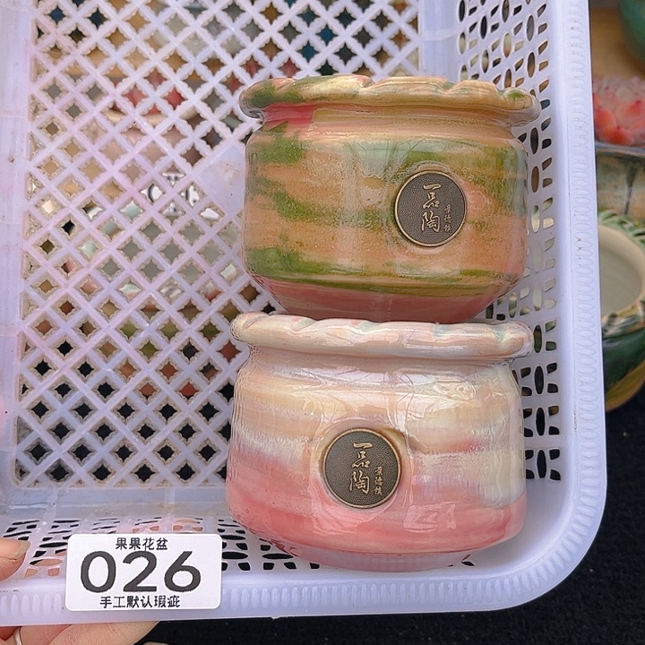 红陶陶瓷花盆026