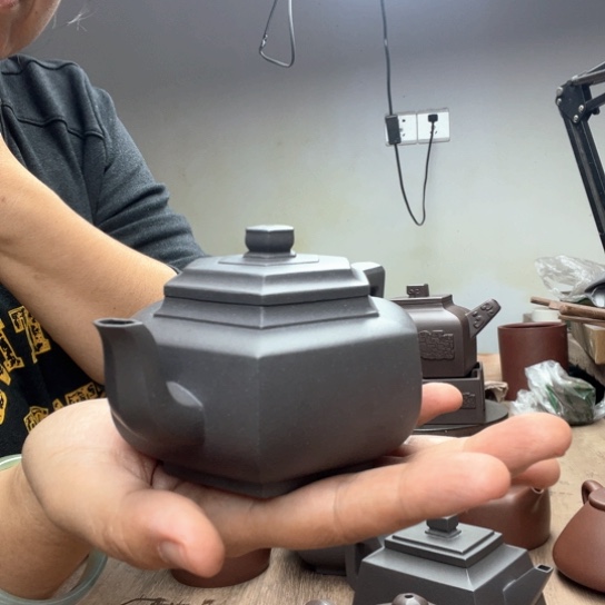 茶壶紫砂東*天青紫泥