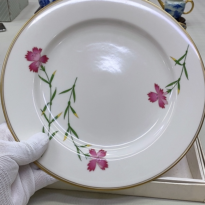 摆件进口瓷器香兰社口径27