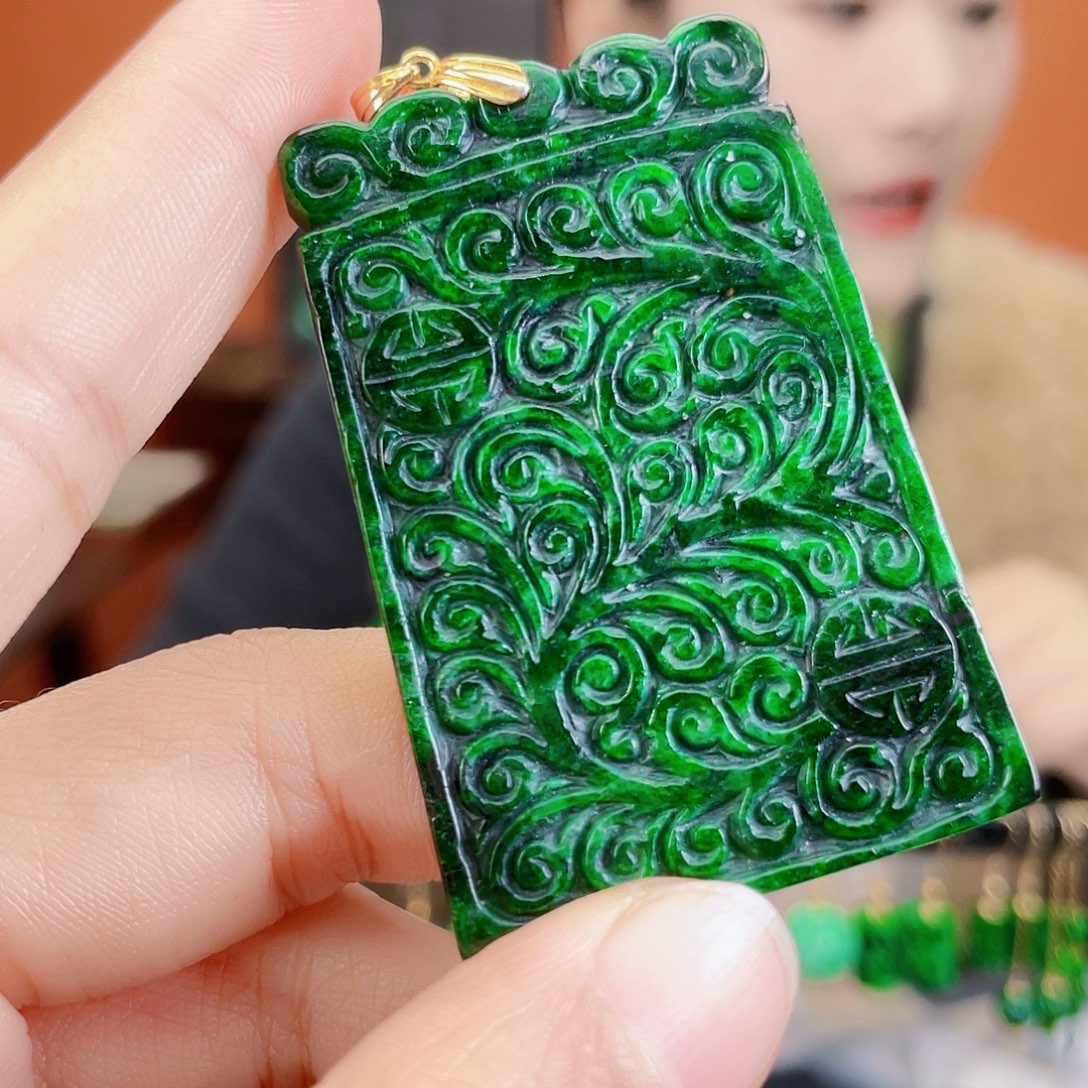 翡翠未镶嵌耳饰饰品