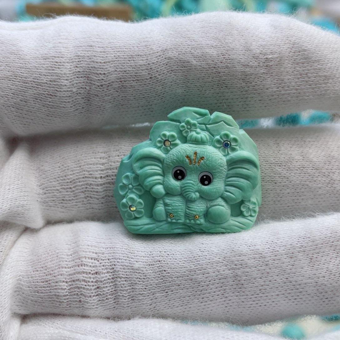 绿松石珠宝奇石未镶嵌