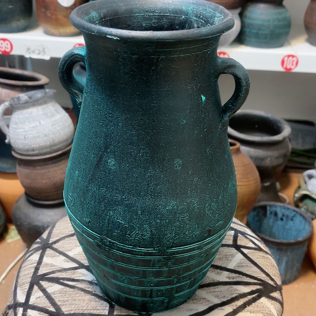 红陶无孔无孔口径12高度20