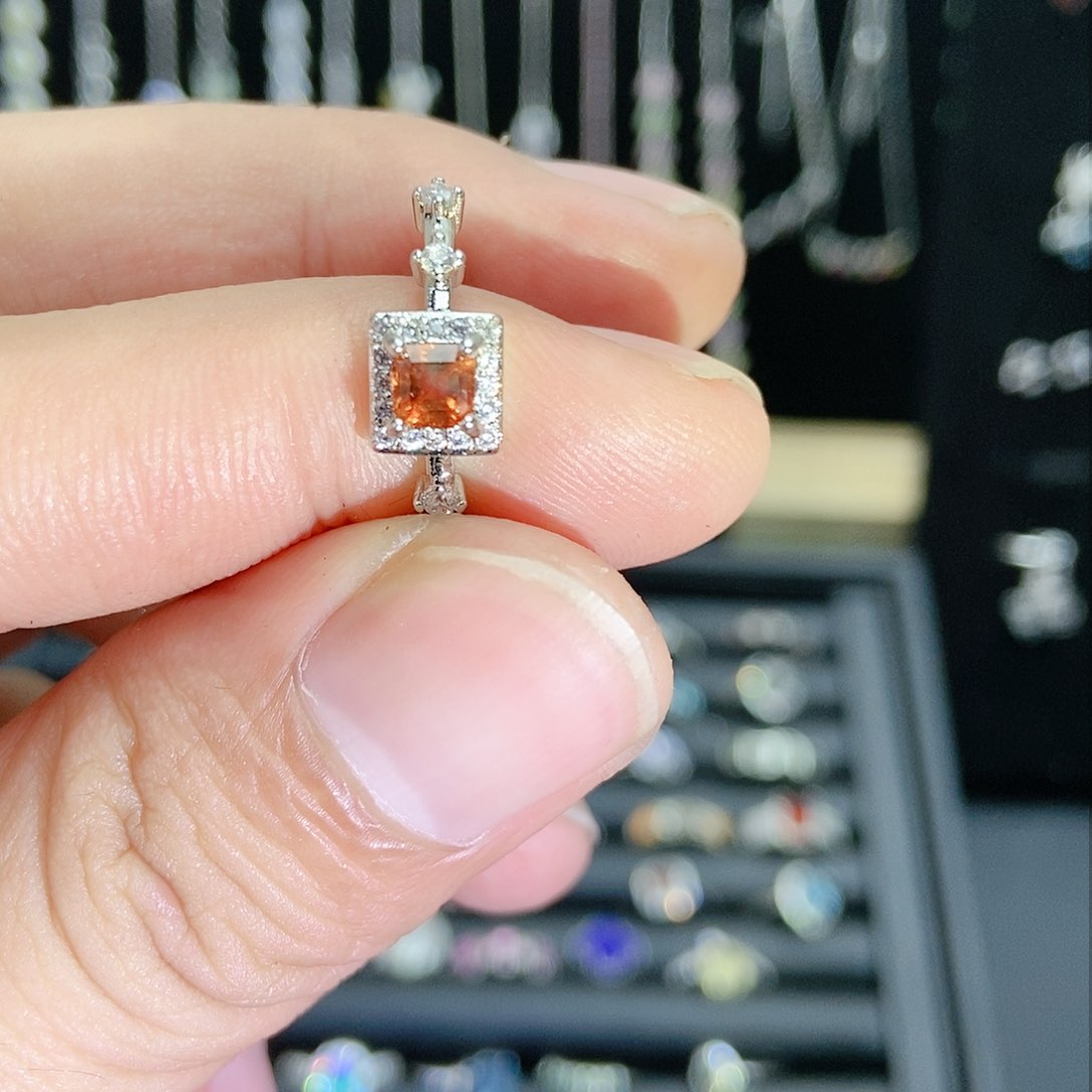 【闪购商品】紫晶珠宝半成品银S925镶嵌