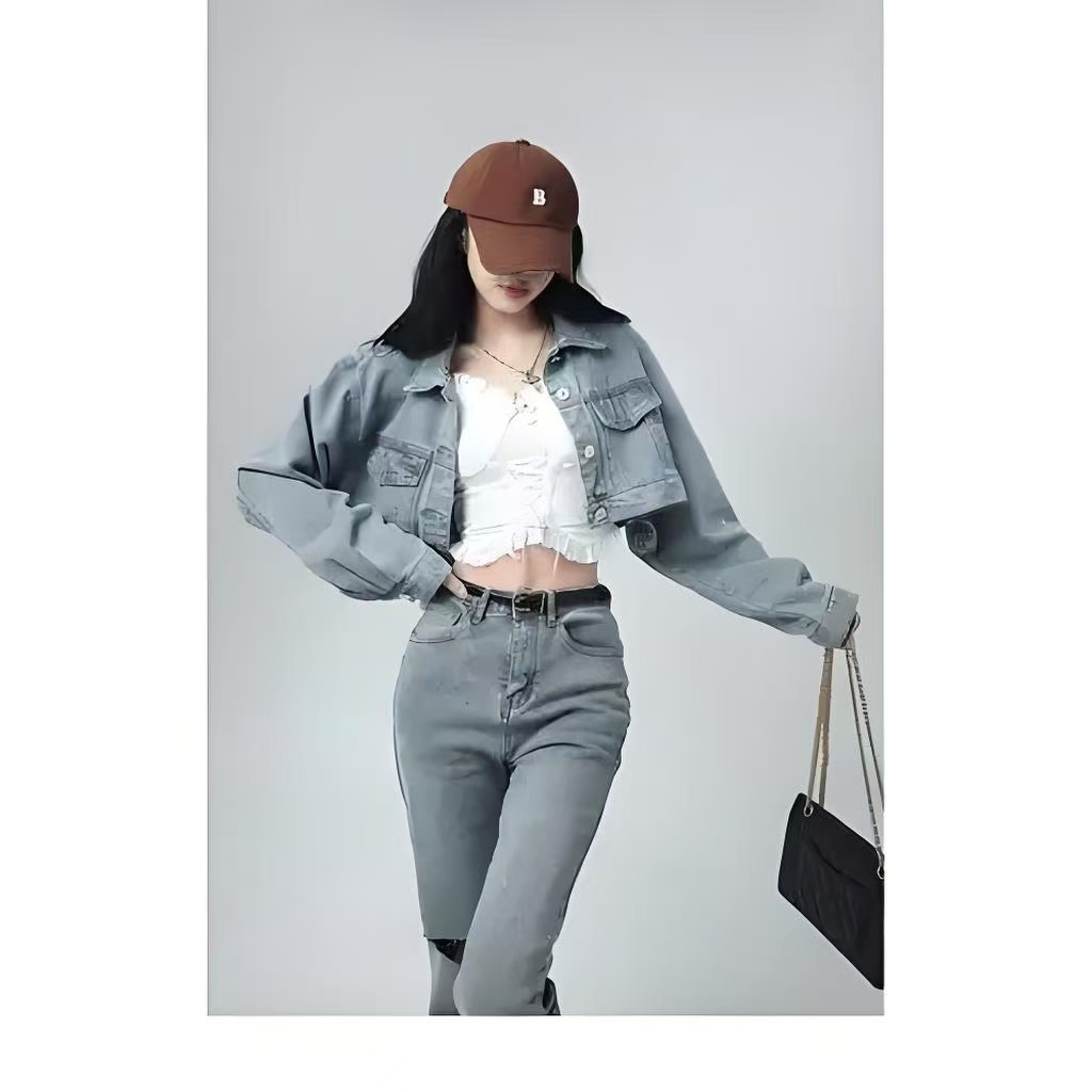 高级感韩范时尚气质风衣西装上衣显瘦设计感早春长袖短款百搭韩版