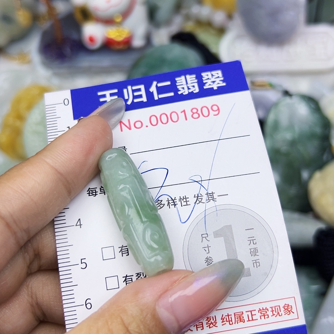 翡翠未镶嵌吊坠(不含链)111