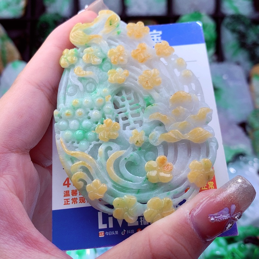 【闪购商品】翡翠颈饰未镶嵌挂件