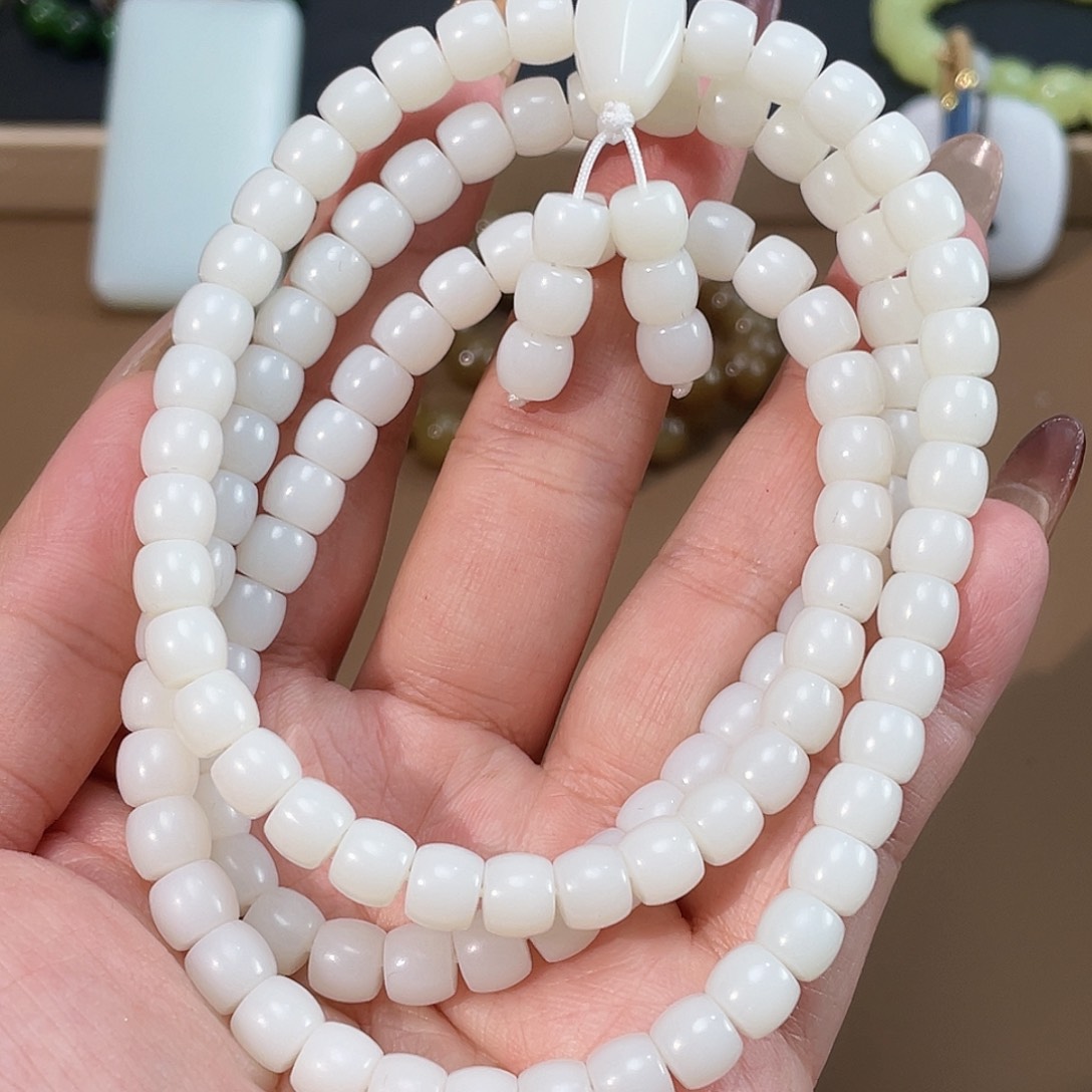 和田玉手链未镶嵌7.2 108