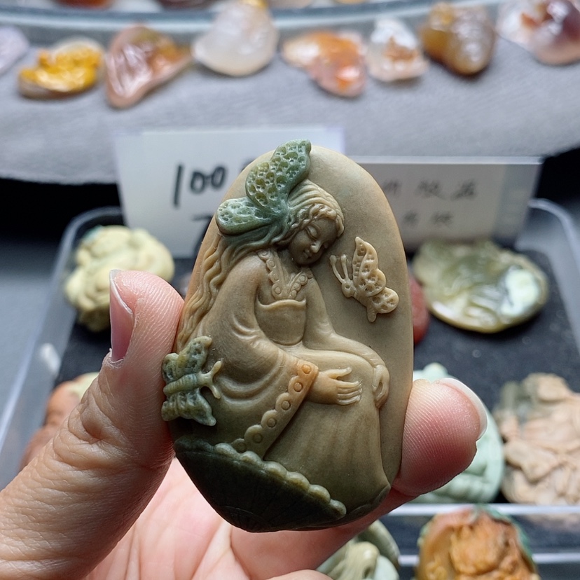 【闪购商品】未镶嵌吊坠定制石英质玉