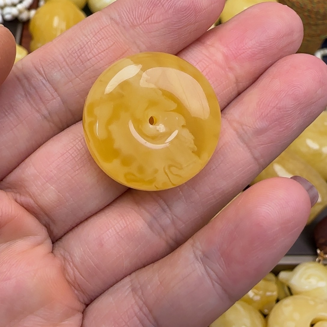 未镶嵌蜜蜡颈饰天然蜜蜡