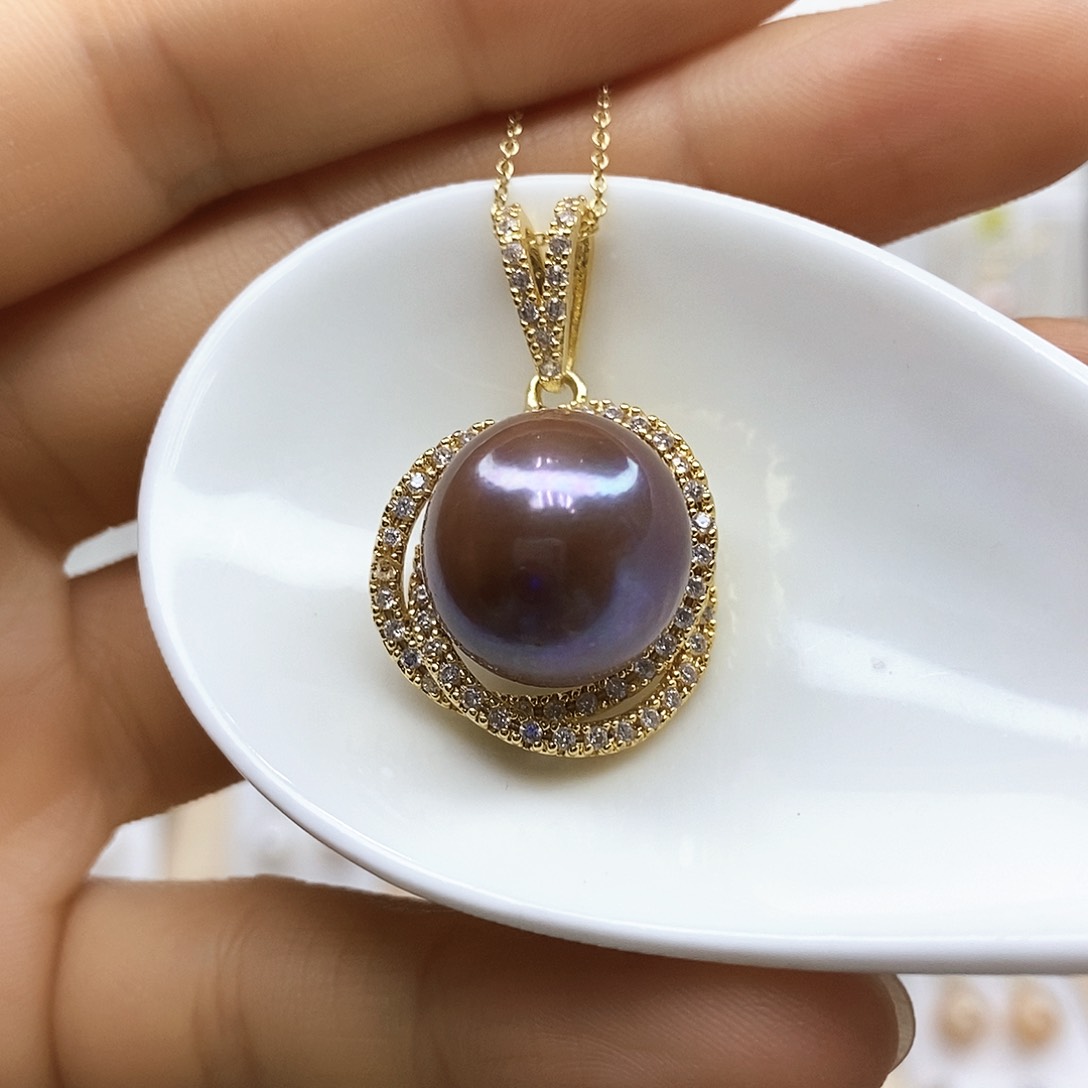 淡水珍珠颈饰合金