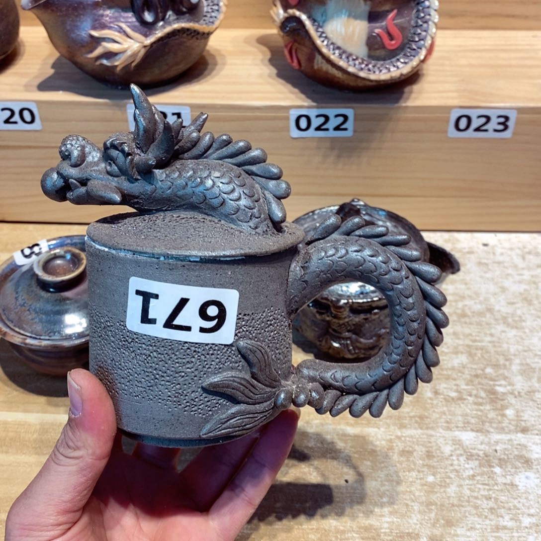 柴烧茶具陶瓷杯子