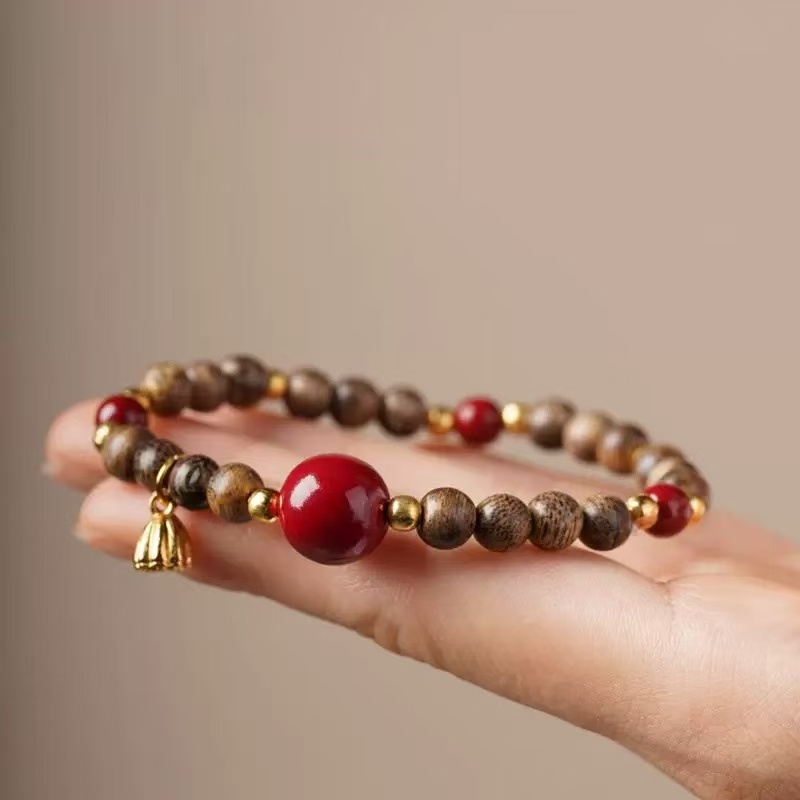 增香沉香木 4MM沉香木单圈手串SC-355