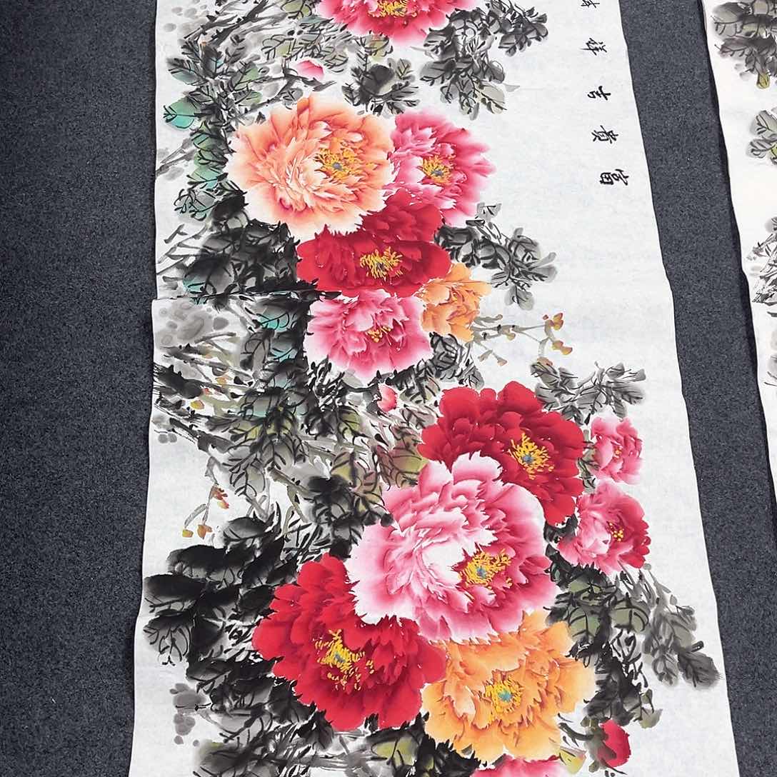 国画大**利宣纸国画纯手绘