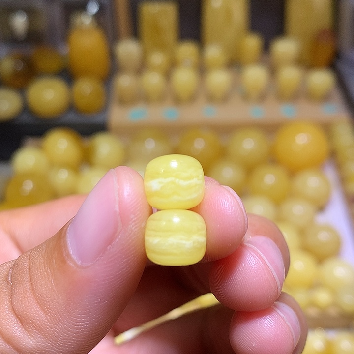裸石蜜蜡未镶嵌天然俄料白花蜜蜡虎皮老型9.2