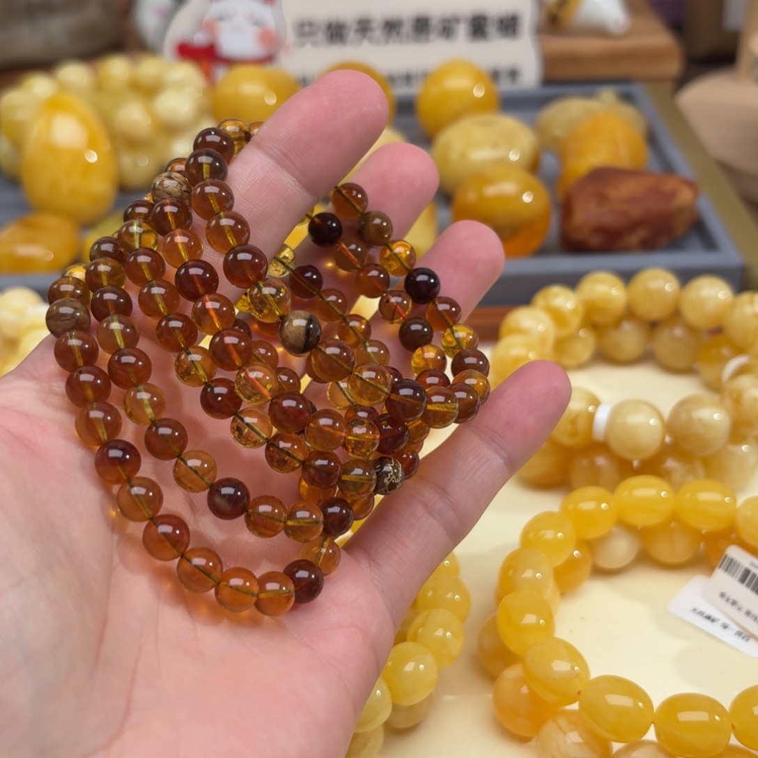 琥珀未镶嵌珠宝奇石多样性发其一674