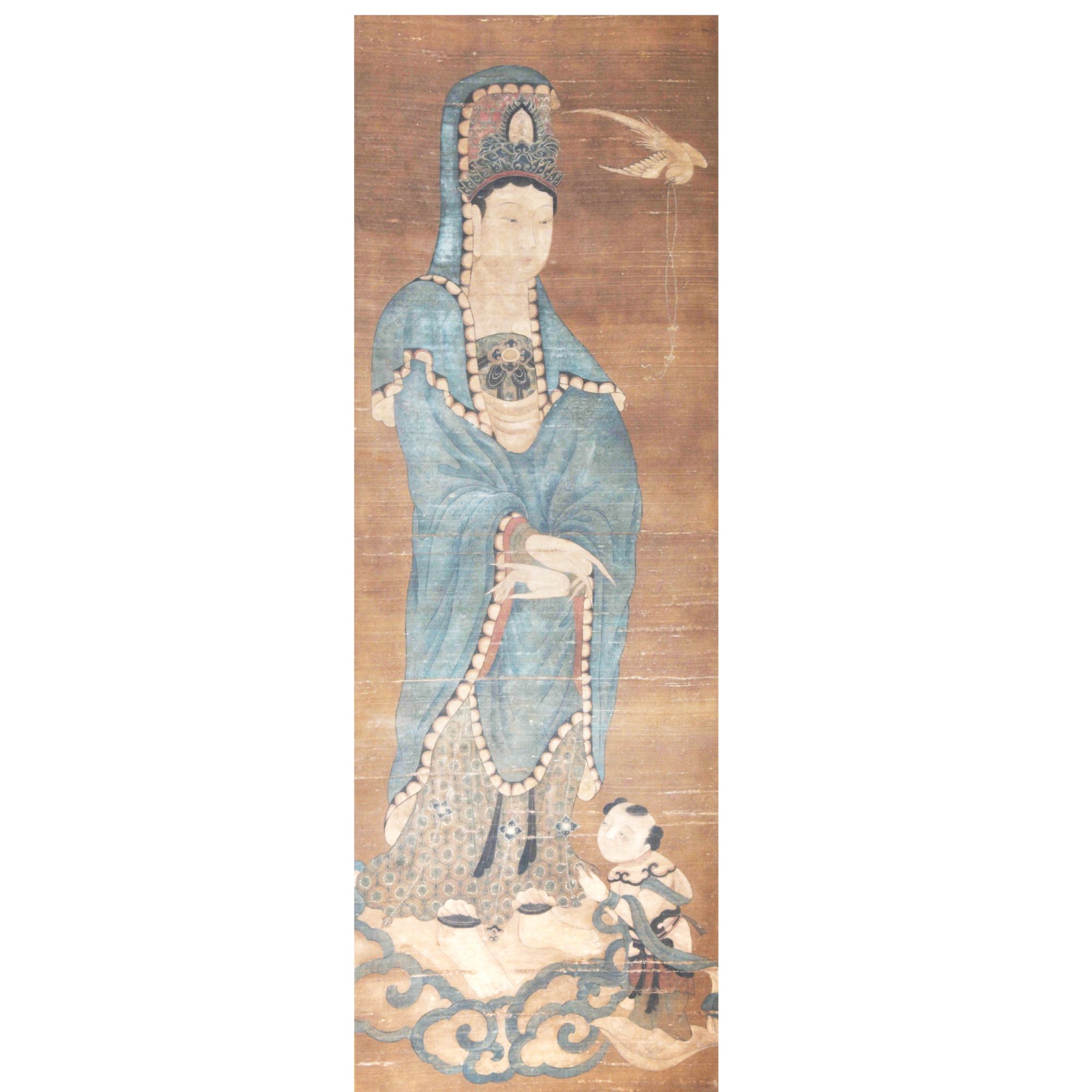 LOT.018佚名【观音】纸本立轴B0502-082