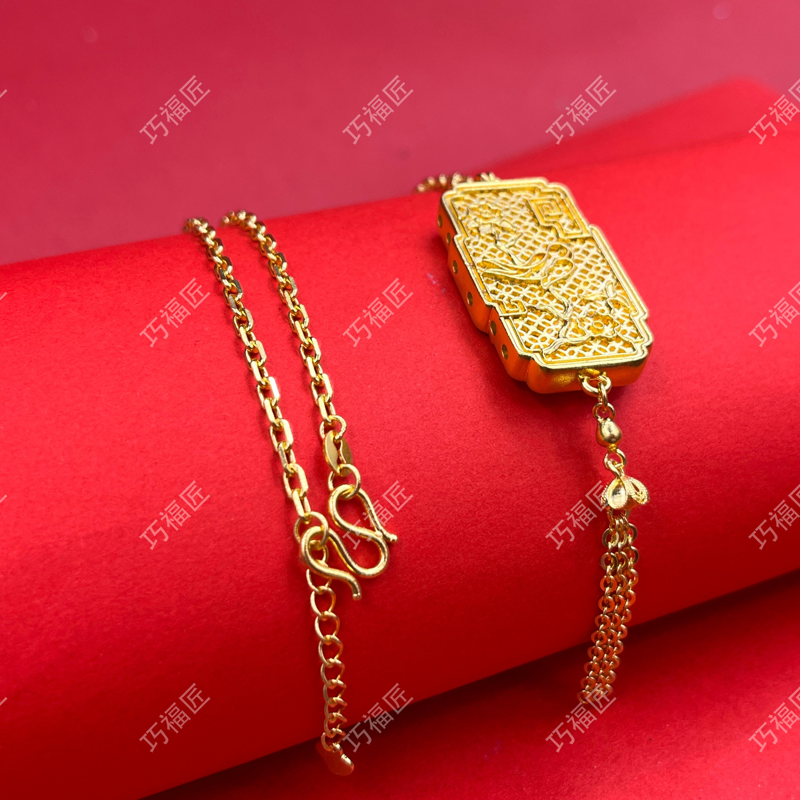 坠链均足银 喜上眉梢套链 轻奢时尚百搭坠链气质小众精致精美