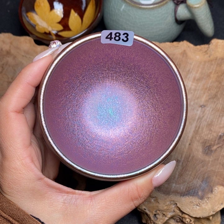 茶盏建窑建盏主人杯483