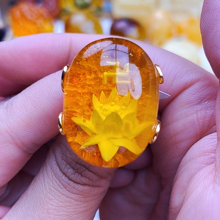 蜜蜡颈饰未镶嵌天然保真假一赔十