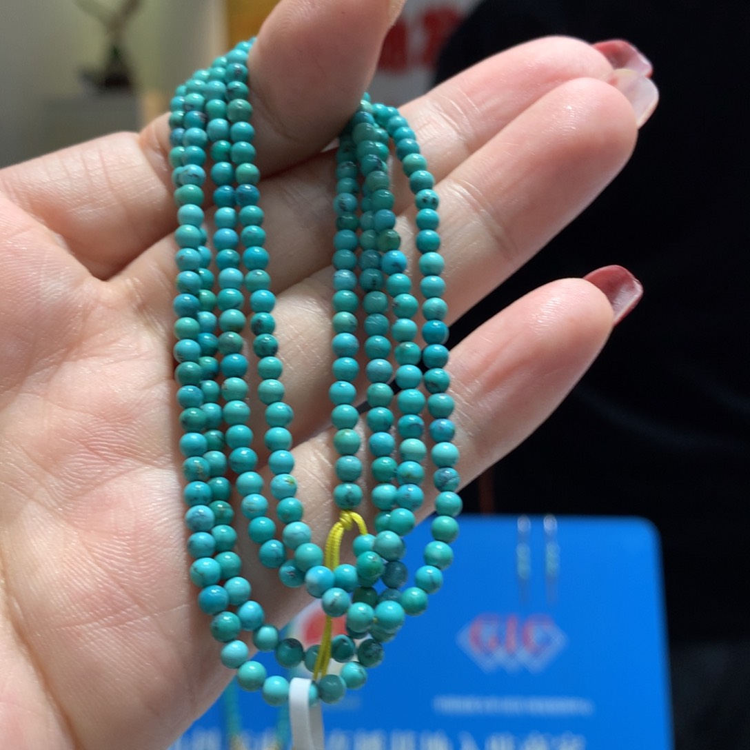 绿松石长链未镶嵌