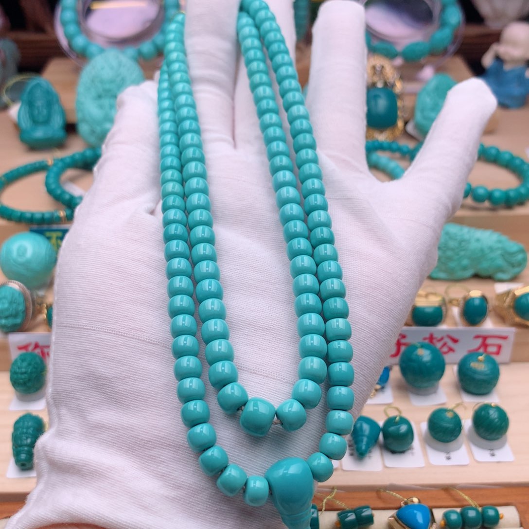 绿松石珠宝奇石未镶嵌