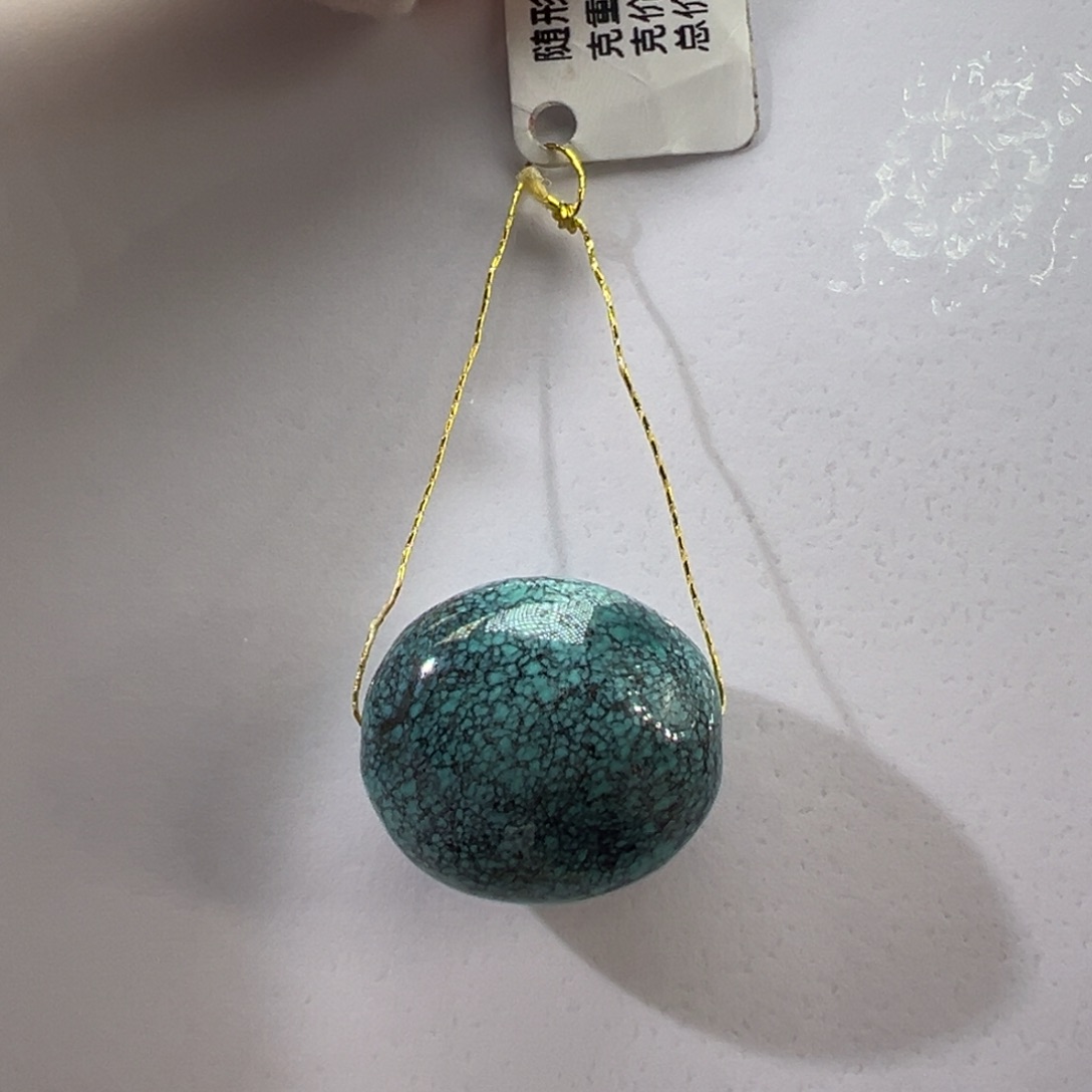 绿松石未镶嵌挂件