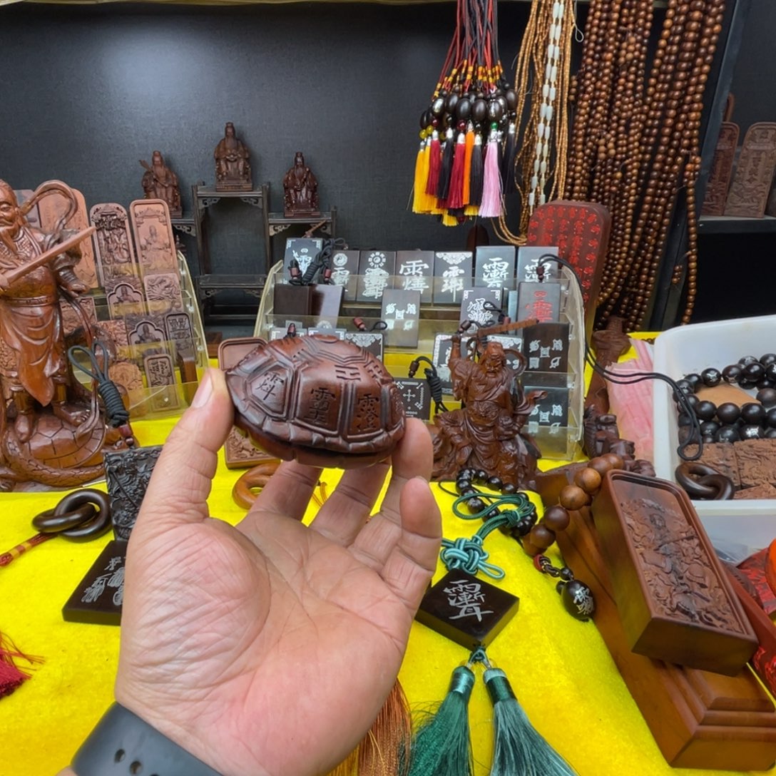 枣木雷击枣木雕刻龟壳