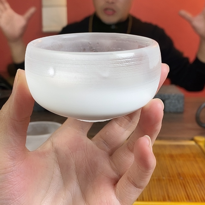 水晶磨砂居善杯100cc