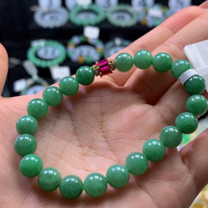 翡翠手链未镶嵌翡翠8