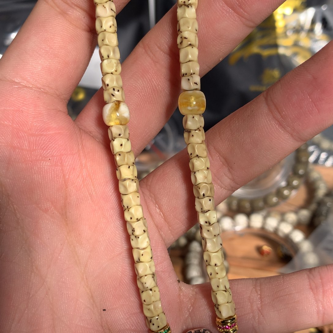 星月菩提手串6改数星星雕刻工费燃烧机