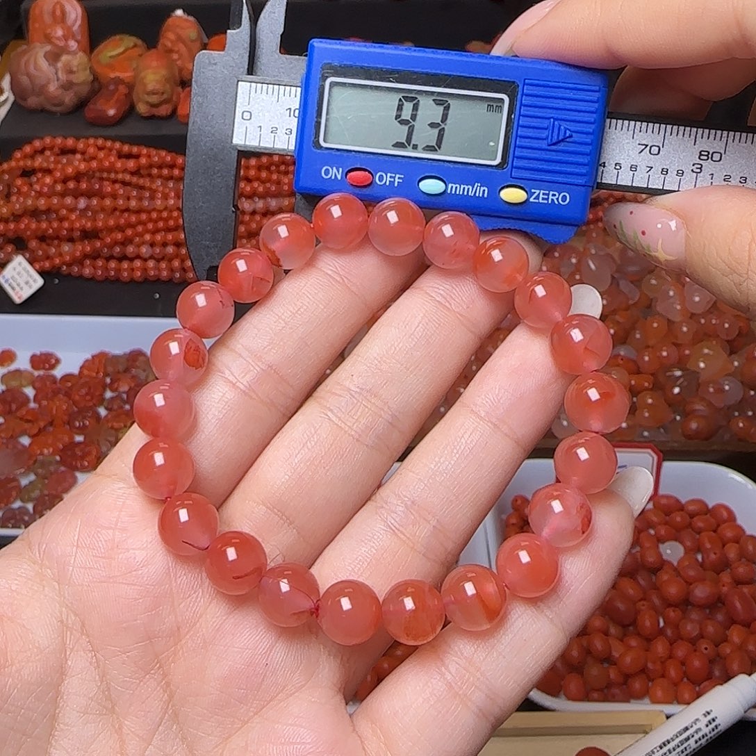 南红玛瑙未镶嵌颈饰