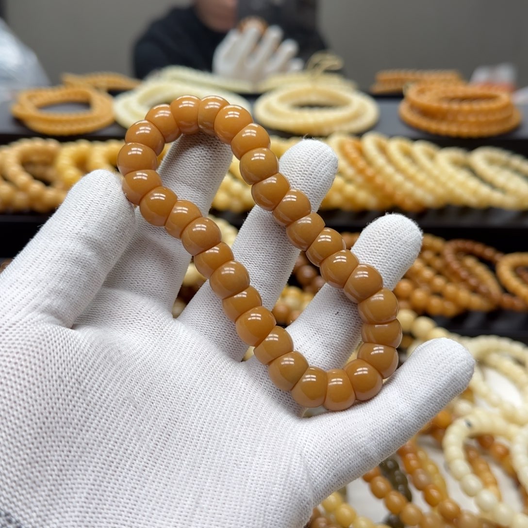 格***格手串菩提根/象牙果卡12 大肠 11年 鬼工